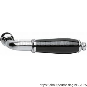 Intersteel 0206 deurkruk Courgette chroom-zwart - R26007432 - afbeelding 1