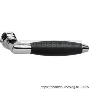 Intersteel 0371 deurkruk gatdeel Marloes chroom-ebbenhout - R26001109 - afbeelding 1
