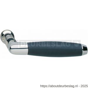 Intersteel 0377 deurkruk gatdeel Ton 400 chroom-ebbenhout - R26001111 - afbeelding 1