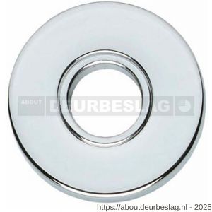 Intersteel 3156 rozetten verdekt diameter 50x8 mm chroom - R26007576 - afbeelding 1