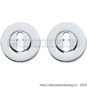 Intersteel Living 3156 sleutelrozetten verdekt diameter 50x8 mm chroom - R26011113 - afbeelding 1
