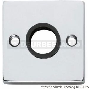 Intersteel 3184 rozetten 55x55x8 mm met nokken chroom - R26002430 - afbeelding 1