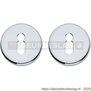 Intersteel Living 3186 sleutelrozetten verdekt diameter 49x7 mm chroom - R26011371 - afbeelding 1