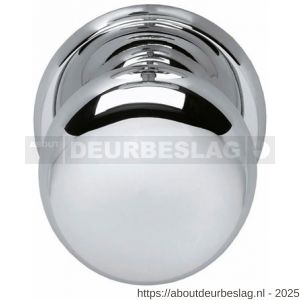 Intersteel 3930 voordeurknop zwaar diameter 70 mm op achterplaat diameter 75 mm chroom - R26001016 - afbeelding 1