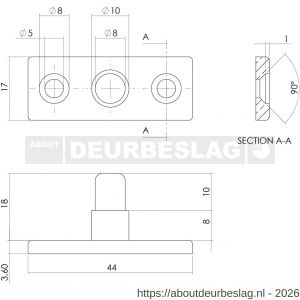 Intersteel 5615 stelpen chroom - R26003864 - afbeelding 2