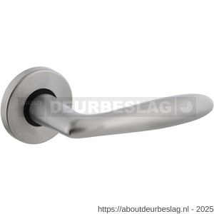 Intersteel Living 0200 deurkruk Phobos op rozet verdekt diameter 49x7 mm chroom mat - R26000414 - afbeelding 1