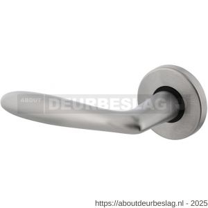 Intersteel 0200 deurkruk gatdeel links Phobos op rozet verdekt diameter 49x7 mm chroom mat - R26000416 - afbeelding 1