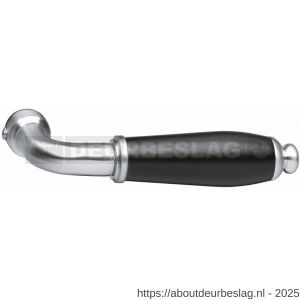 Intersteel 0206 deurkruk gatdeel Courgette chroom mat-zwart - R26001133 - afbeelding 1