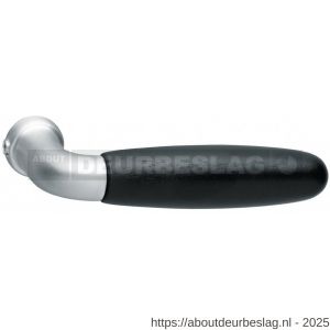 Intersteel 0222 deurkruk Tessa chroom mat-zwart hout - R26007483 - afbeelding 1