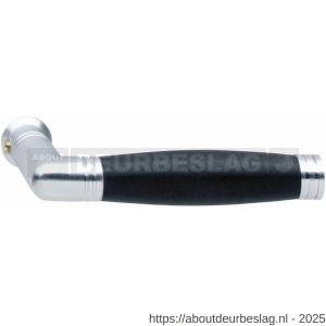 Intersteel 0375 deurkruk gatdeel Ton 222 chroom mat-ebbenhout - R26001147 - afbeelding 1