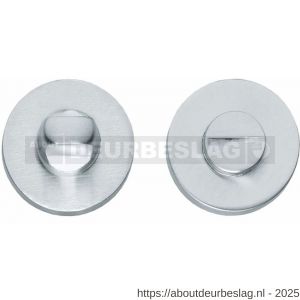 Intersteel 3156 WC-sluiting verdekt diameter 50x8 mm met stift 8x8 mm chroom mat - R26002656 - afbeelding 1