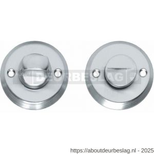 Intersteel 3173 WC-sluiting diameter 50x5 mm met stift 8x8 mm chroom mat - R26002664 - afbeelding 1