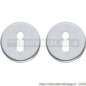 Intersteel Living 3186 sleutelrozetten verdekt diameter 49x7 mm chroom mat - R26011119 - afbeelding 1