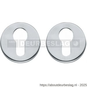 Intersteel Living 3186 cilinderrozetten verdekt diameter 49x7 mm chroom mat - R26011120 - afbeelding 1
