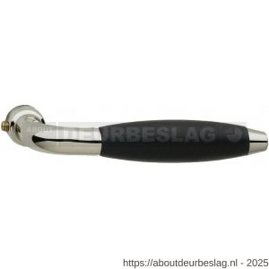 Intersteel 0420 deurkruk Antonnet nikkel-ebbenhout - R26001657 - afbeelding 1