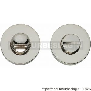 Intersteel Living 3156 WC-sluiting verdekt diameter 50x8 mm met stift 8x8 mm nikkel - R26002692 - afbeelding 1