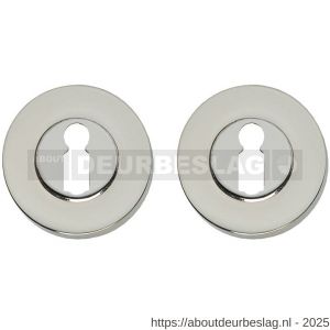 Intersteel Living 3156 sleutelrozetten verdekt diameter 50x8 mm nikkel - R26011372 - afbeelding 1
