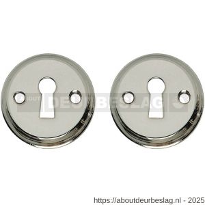 Intersteel Living 3173 sleutelrozetten diameter 50x5 mm nikkel - R26011123 - afbeelding 1