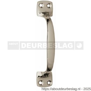 Intersteel Living 5616 handgreep op vierkante voet 130 mm nikkel - R26007835 - afbeelding 1