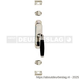 Intersteel 5620 kruk-espagnolet links Ton 222 nikkel-ebbenhout - R26007248 - afbeelding 1