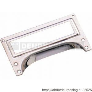 Intersteel Living 8810 etiketgreep 73x43 mm vernikkeld - R26007794 - afbeelding 1