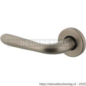 Intersteel 0195 deurkruk gatdeel links Jupiter op rozet verdekt diameter 49x7 mm nikkel mat - R26001186 - afbeelding 1
