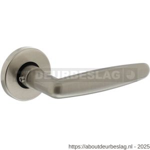 Intersteel Living 0225 deurkruk Sophie met rozet verdekt diameter 49x7 mm nikkel mat - R26008097 - afbeelding 1