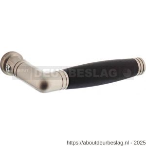 Intersteel 0375 deurkruk gatdeel Ton 222 nikkel mat -ebbenhout - R26001222 - afbeelding 1