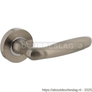 Intersteel 1692 deurkruk gatdeel rechts Bjorn op rozet verdekt diameter 52x10 mm met nokken nikkel mat - R26001158 - afbeelding 1