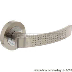 Intersteel Living 1696 deurkruk William op rozet verdekt diameter 52x10 mm met nokken chroom-nikkel mat - R26000406 - afbeelding 1