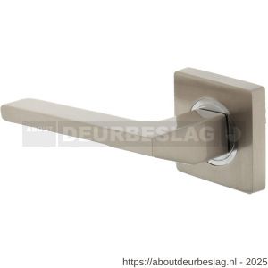 Intersteel 1715 deurkruk gatdeel links Ben op rozet verdekt 55x55x10 mm met nokken chroom-nikkel mat - R26005166 - afbeelding 1