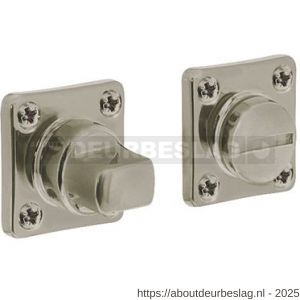 Intersteel Living 3183 WC-sluiting 38x38x5 mm met stift 8x8 mm nikkel mat - R26002712 - afbeelding 1