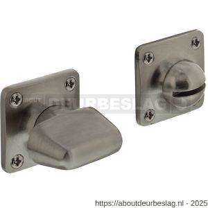 Intersteel Living 3183 WC-sluiting Basic 38x38x5 mm met stift 8x8 mm nikkel mat - R26007004 - afbeelding 1