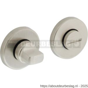 Intersteel 3186 WC-sluiting verdekt diameter 49x7 mm met stift 5x5 mm nikkel mat - R26002682 - afbeelding 1