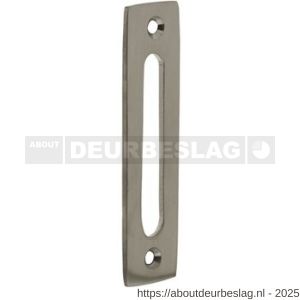 Intersteel 3700 sluitplaat vlak voor WC-overslag Vrij-Bezet nikkel mat - R26005183 - afbeelding 1