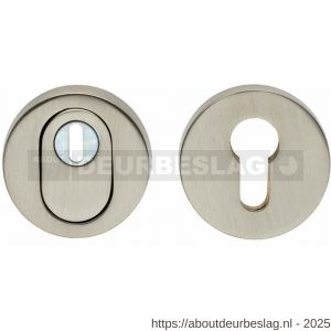Intersteel Living 3751 SKG3 veiligheidsrozetten rond verdekt diameter 55x12 mm profielcilindergat met kerntrekbeveiliging nikkel mat - R26003587 - afbeelding 1