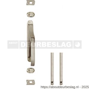 Intersteel Living 5620 set pomp-espagnolet inclusief stangenset 2x 1250 mm nikkel mat - R26009349 - afbeelding 1