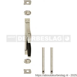 Intersteel Living 5620 set pomp-espagnolet Ton 222 inclusief stangenset 2x 1250 mm nikkel mat-ebbenhout - R26009350 - afbeelding 1