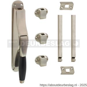 Intersteel Living 5620 set pomp-espagnolet Ton Basic inclusief stangenset 2x 1250 mm nikkel mat-ebbenhout - R26011034 - afbeelding 1