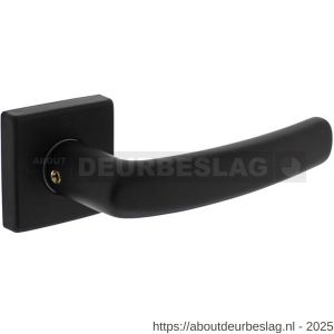 Intersteel Living 0059 deurkruk Denham met rozet verdekt 50x50x10 mm met nokken zwart - R26009131 - afbeelding 1