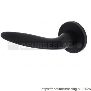 Intersteel 0199 deurkruk gatdeel links Sigaar op rozet verdekt diameter 49x7 mm zwart - R26001258 - afbeelding 1