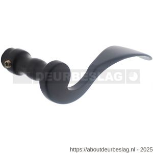 Intersteel 0292 deurkruk gatdeel rechts Lepel zwart - R26001343 - afbeelding 1