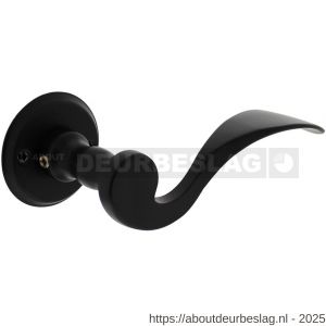 Intersteel Living 0292 deurkruk Lepel met rozet diameter 50x5 mm zwart - R26008188 - afbeelding 1