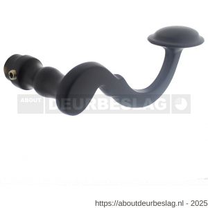 Intersteel 0293 deurkruk Posthoorn zwart - R26001724 - afbeelding 1