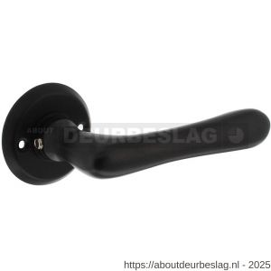 Intersteel Living 0445 deurkruk Trento met rozet diameter 50x5 mm zwart - R26010240 - afbeelding 1