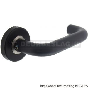 Intersteel 0573 deurkruk gatdeel Bern op rozet verdekt diameter 53x10 mm structuur zwart - R26007014 - afbeelding 1