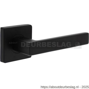 Intersteel Living 1713 deurkruk Hera op rozet verdekt 55x55x10 mm met nokken zwart - R26008256 - afbeelding 1