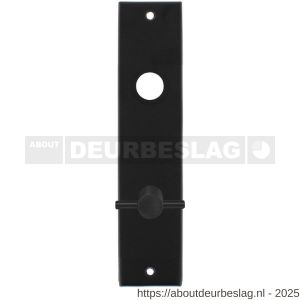 Intersteel 2568 kortschild rechthoekig 181x41x7 mm WC72/8 mm mat zwart - R26006770 - afbeelding 1