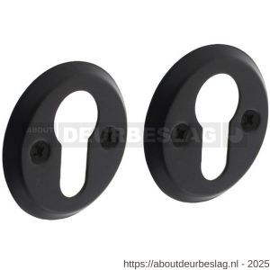 Intersteel Living 3173 cilinderrozetten diameter 50x5 mm zwart - R26011134 - afbeelding 1