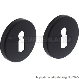 Intersteel Living 3186 sleutelrozetten verdekt diameter 49x7 mm zwart - R26011135 - afbeelding 1